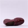 Wonders Flexfly Chunky Slip On Wedge - Burgundy Patent